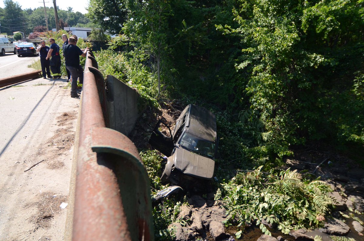 agreenphotog's tweet photo. ...going off bridge and landing in river https://t.co/GcTcoBD75b