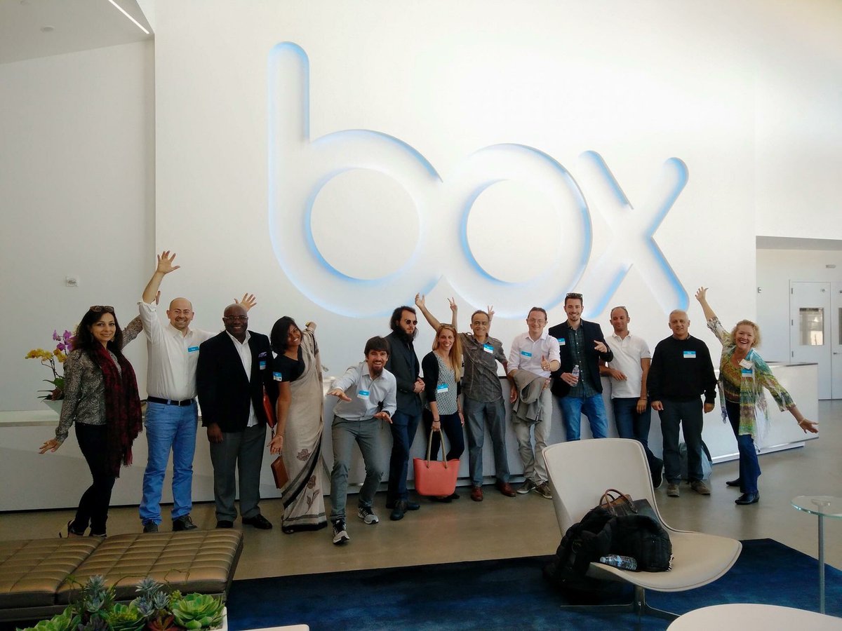 erstartup's tweet photo. Questa mattina in visita a @BoxHQ, una delle aziende più conosciute della Silicon Valley!
#ASTERinUSA https://t.co/jBwLemQ5yI