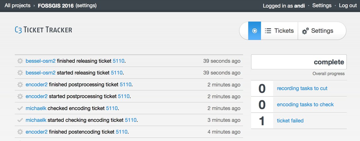 saerdnaer's tweet image. So, damit wäre das auch erledigt. #FOSSGIS2016