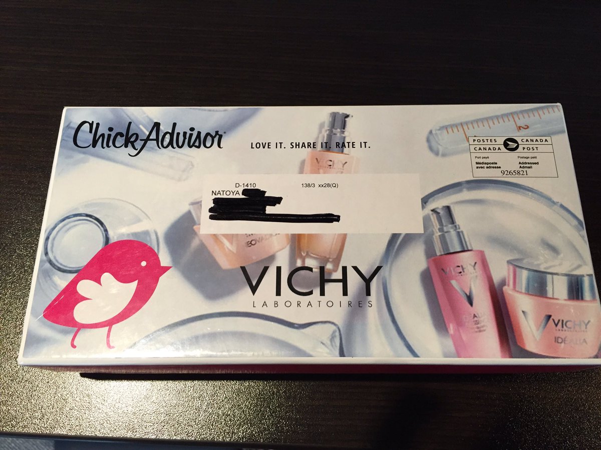 natoyaista's tweet photo. ๐ฑ๐ฑ๐ฑ Thank you @ChickAdvisor @VichyCanada! Can't wait to share my honest opinion. #producttesting #yvrbloggers ๐๐โค๏ธ https://t.co/5niDYnMr0Y