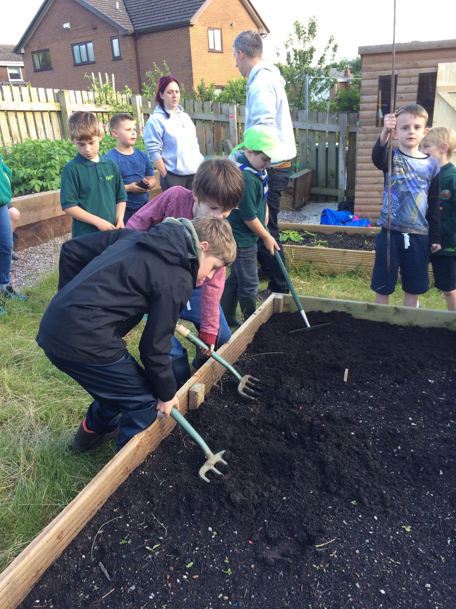 We've been busy working in our community garden over the last 2 weeks