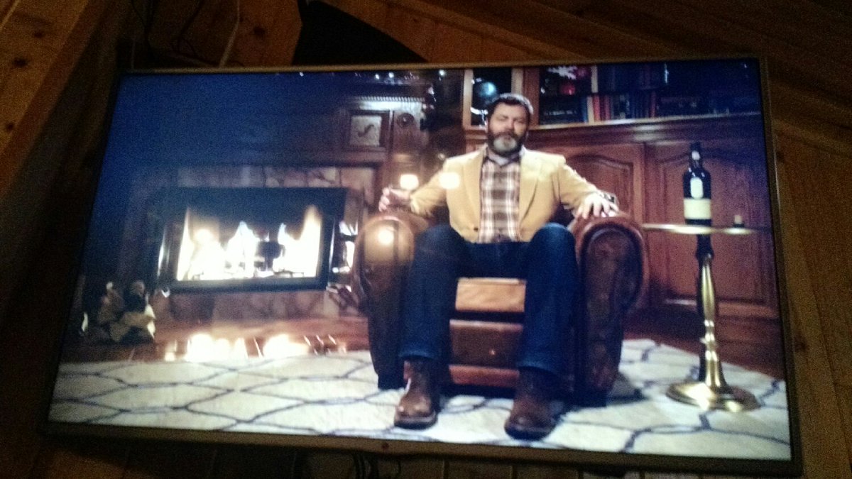 SEABrewBarons's tweet photo. Totally loved that @PieBarBallard was playing the 45min video of @nickofferman drinking whiskey by the fire 🔥 https://t.co/hAAtSiCxLo