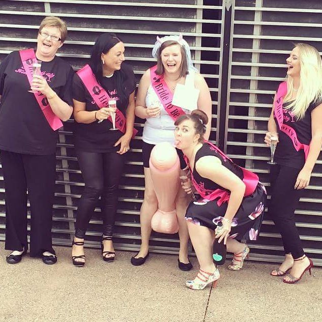 My niece Rachels hen party 😂😂