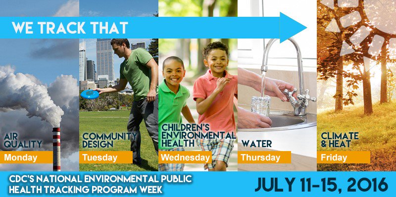 NJDeptofHealth's tweet photo. #CDCTracking Week is July 11-15.  Learn how health &amp; environment connect https://t.co/gm03pY6TJw #WeTrackThat https://t.co/yUdl1j79wl