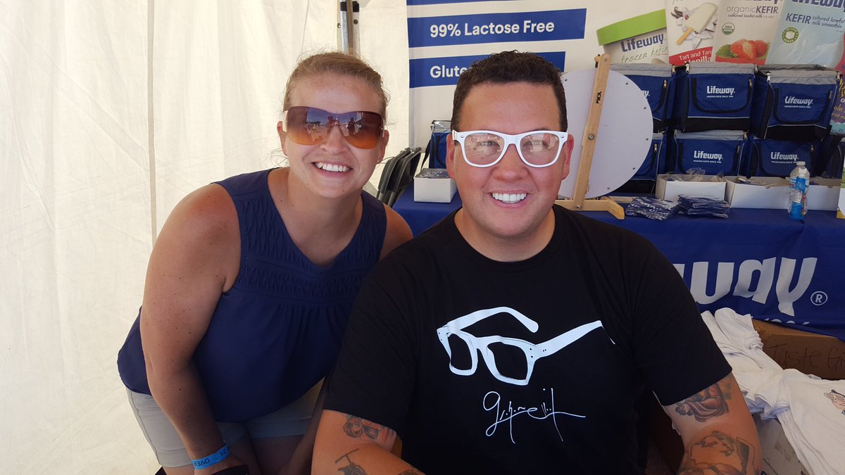 The foods teacher in me is so excited I met Graham!  #GoWO #TasteofChicago