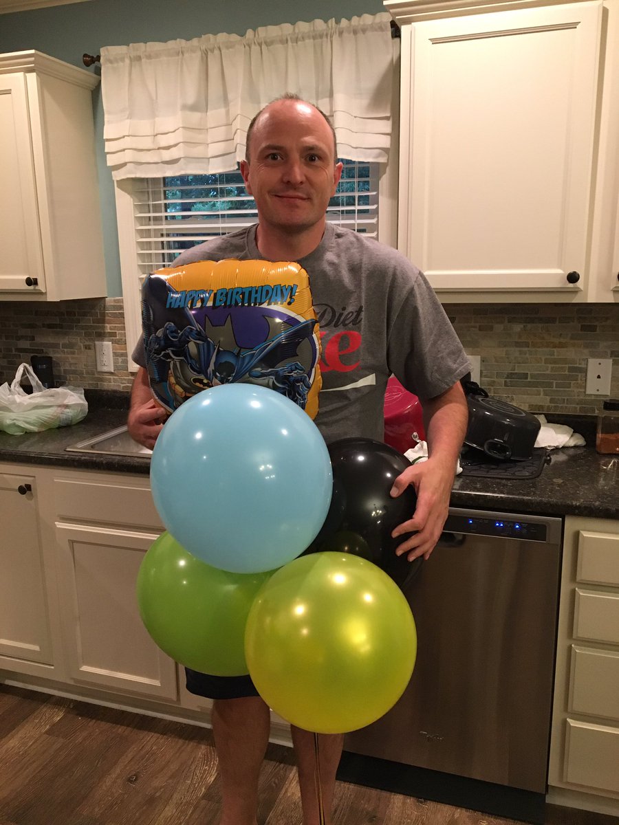 KaylaAzalee's tweet photo. Happy birthday to this hunk! He got a batman party! #batmanrocks #batmanhero @Jeremy_Tollison https://t.co/2Qgk7Hoc1W