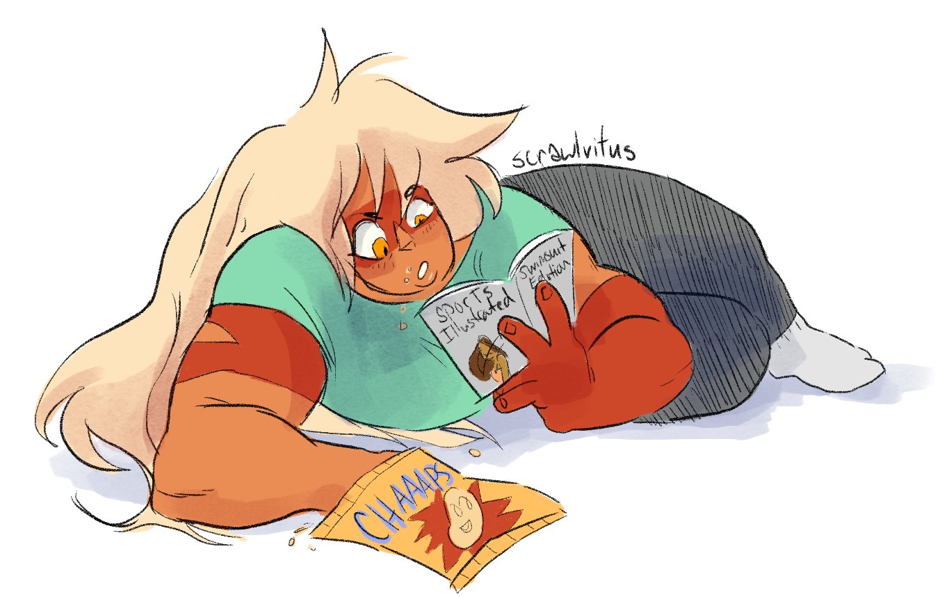 “i drew a cute jasper for a request Ov<”