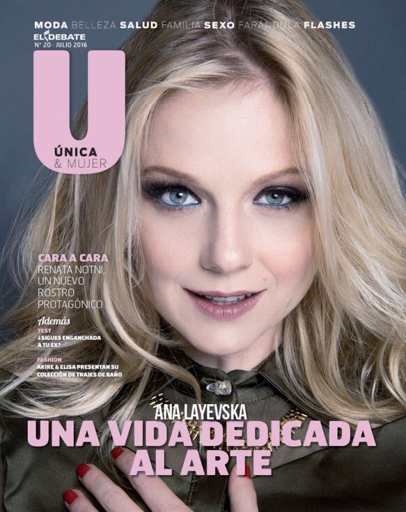 annalayevska's tweet photo. Muchas gracias @RevistaUyM por la portada e entrevista!!!! https://t.co/ahaEPW5tjT