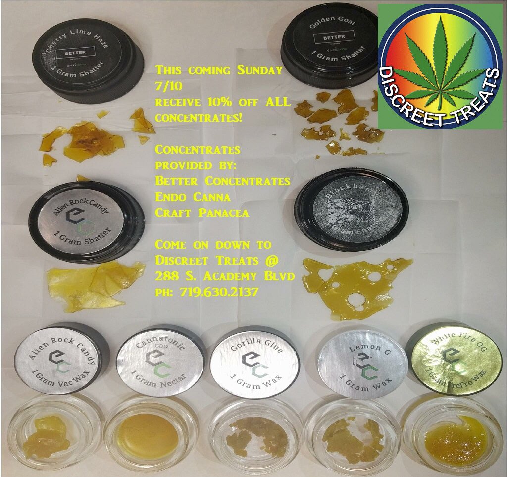 Concentrate SALE on SUNDAY!!! #endocanna #betterconcentrates #craftpanacea