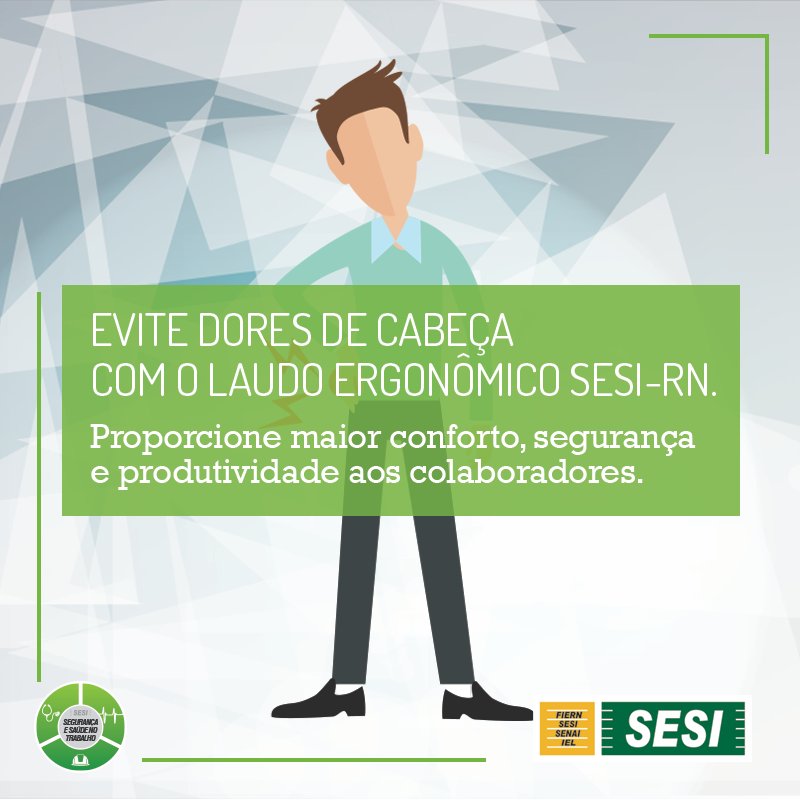 SESIRN's tweet photo. O SESI-RN realiza o Laudo ou Análise Ergonômica para a adequação da sua empresa. https://t.co/qBqeP7k4Sa https://t.co/EF1TOSSb1f