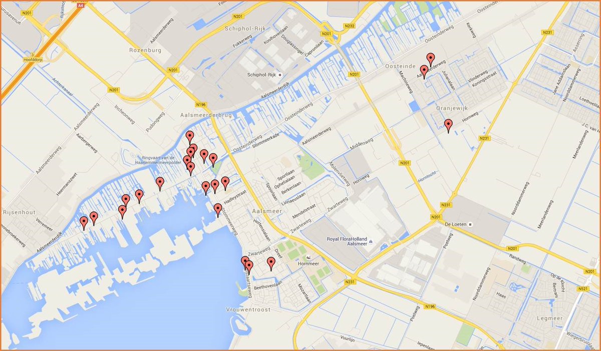 Nu op bit.ly/29mNWaG de kaart met alle locaties van de Kunstroute 2016 #aalsmeer #kunstrouteaalsmeer