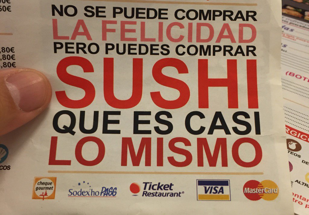 Gran proverbio chino, o de Cáceres...  😏🍣