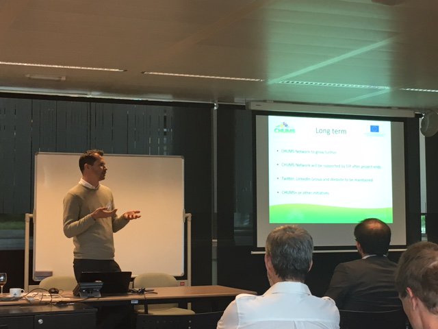 CHUMS_network's tweet photo. Radu Gaspar of @EIP_Romania presents the future of @CHUMS_network! Join the network for benefits on #ridesharing! https://t.co/vN9FDh3FaC