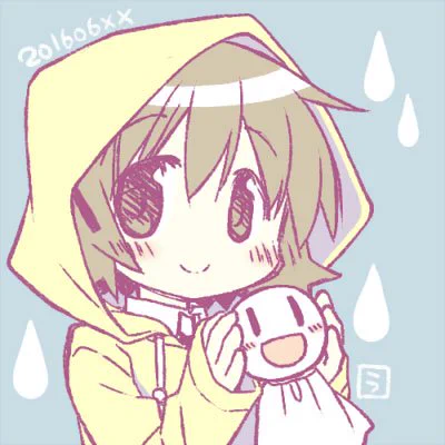 梅雨のっちとてるてる宮子 