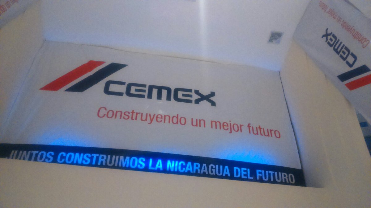 CEMEX_Nicaragua's tweet photo. @CNC_Oficial Casi listos ya para presentar #Soluciones al sector construcción en #FERCON2016 a partir de mañana. https://t.co/GFcHmNP030