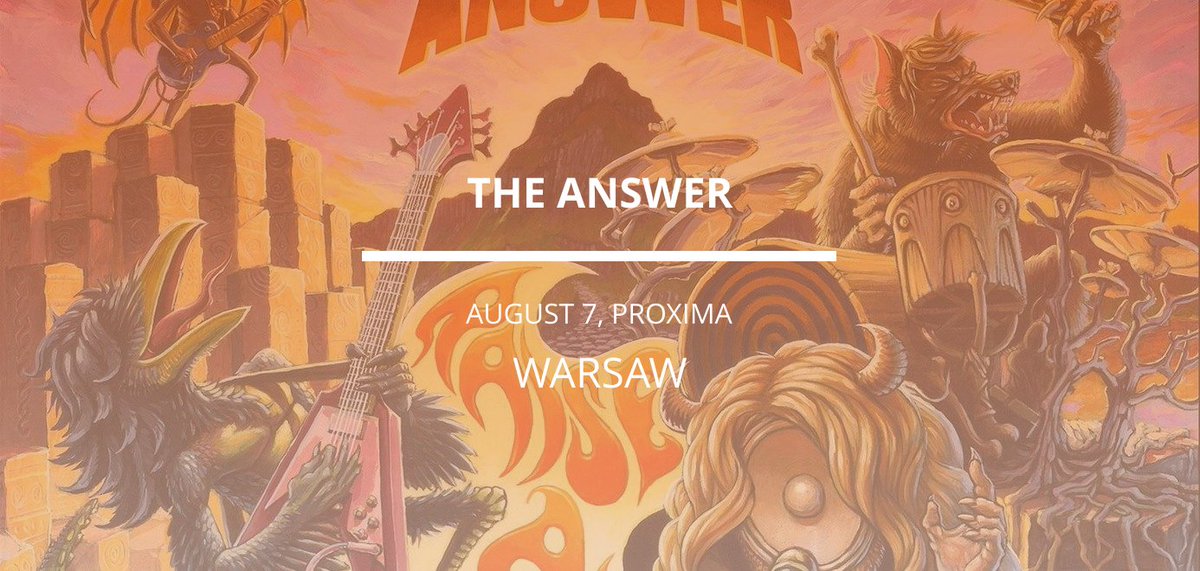Only 1 month left! The Answer in Warsaw on Aug 7. Grab the tix! 👉 j.mp/29v46x2