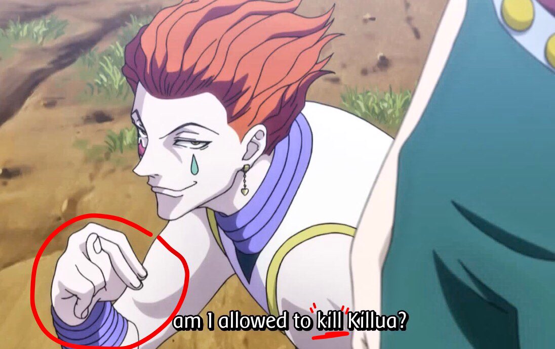 Noelani on X: “Watching Hunter x Hunter when Hisoka suddenly