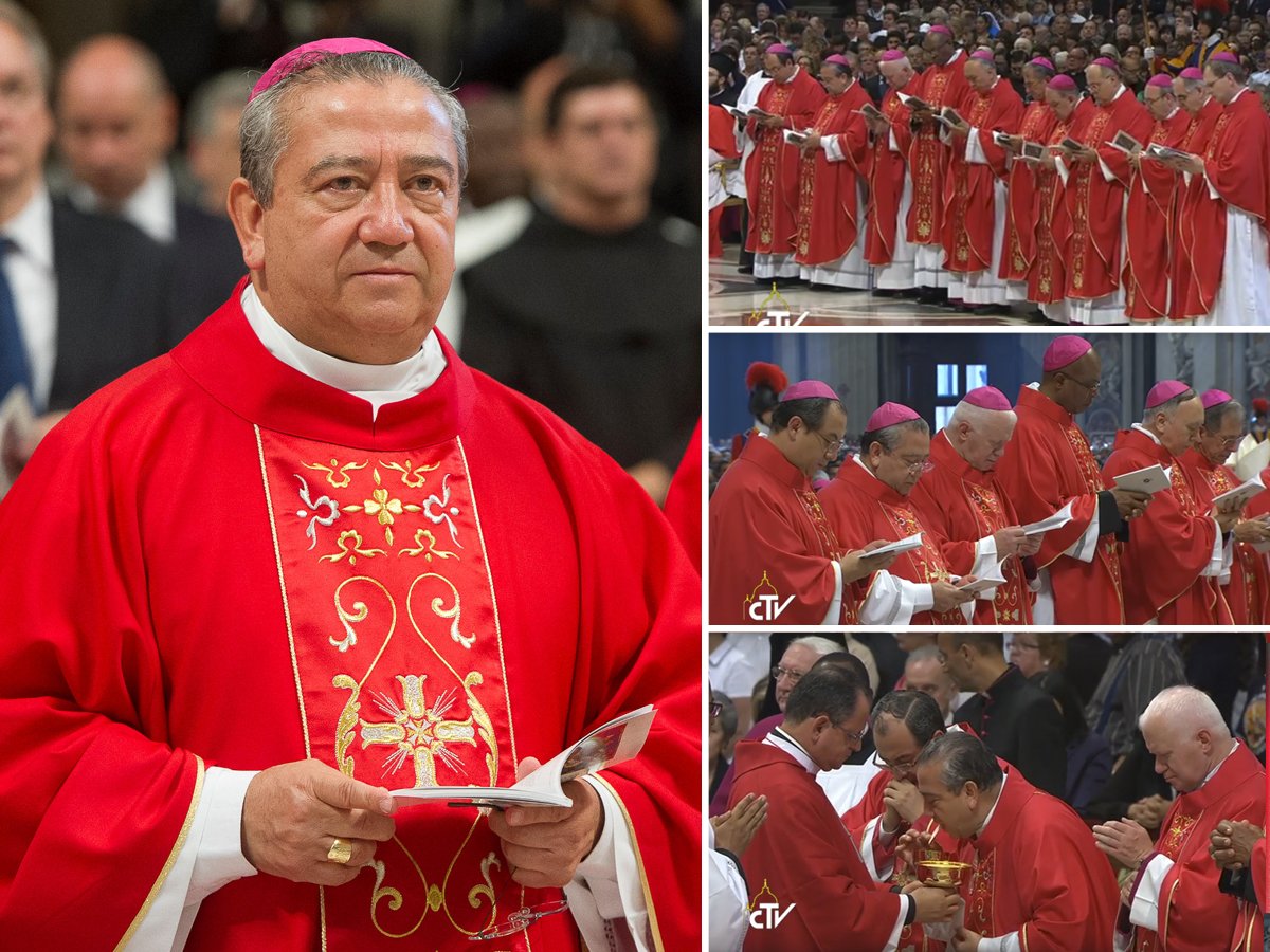 Durante la Celebración Eucarística en la Solemnidad de los Santos Apóstoles Pedro y Pablo.