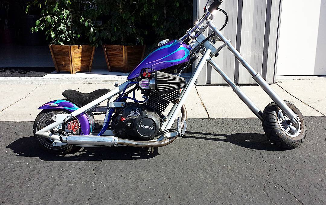 IronheadInd's tweet image. #motorcycle #custom #fun #toys This is a #mini #chopper I built about 10 years ago 200cc #honda engine. 😆