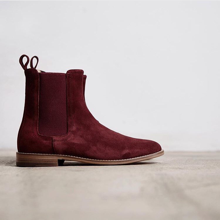 TRNDSTUK's tweet photo. #TRENDINSPO: Represent - Merlot Chelsea Boot. // Photo Credit: @representclo https://t.co/IwxaD6tS9Q