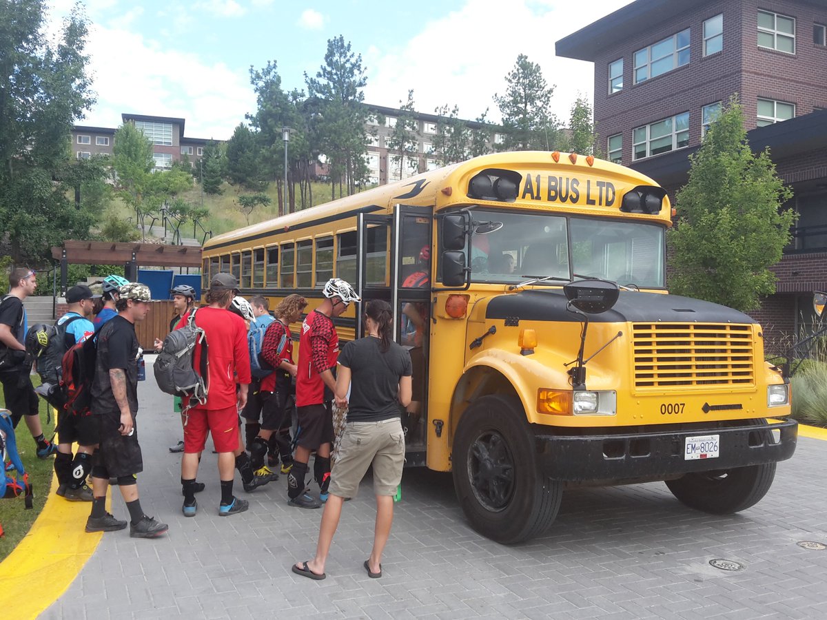 groundeffectnz's tweet photo. Jamie Nicoll goes into day 3 #transBCenduro in top spot. BC delivering epic single track &amp; old yellow bus transfers. https://t.co/2BgziU71JS