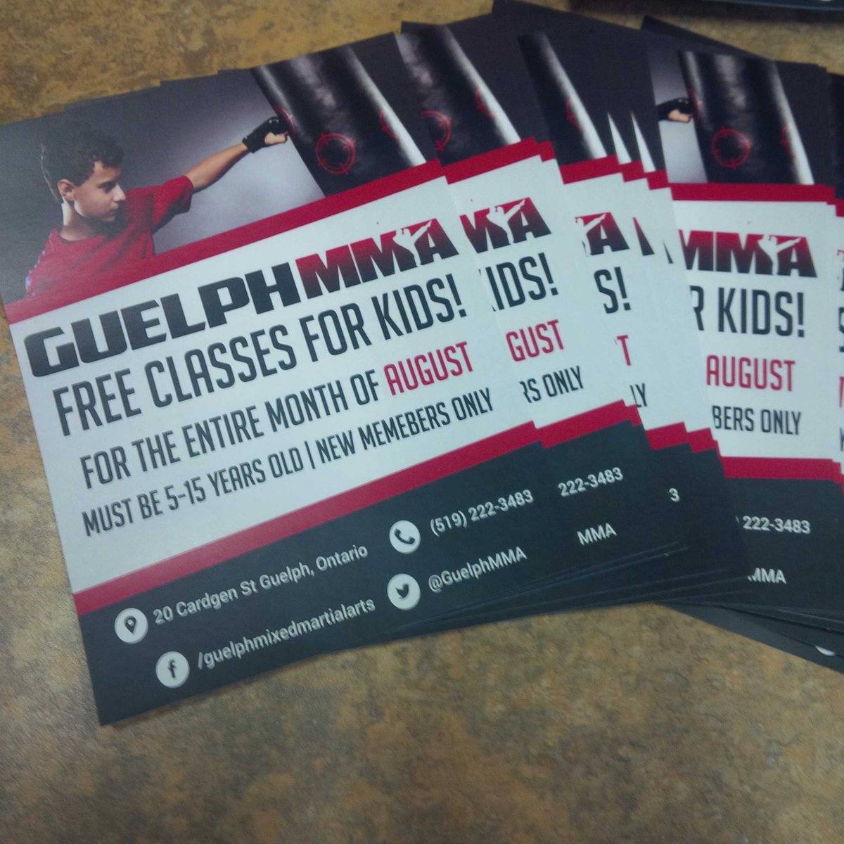 GuelphMMA's tweet photo. Try our class for kids Free for new members in the month of August https://t.co/lBQLrXMOsm