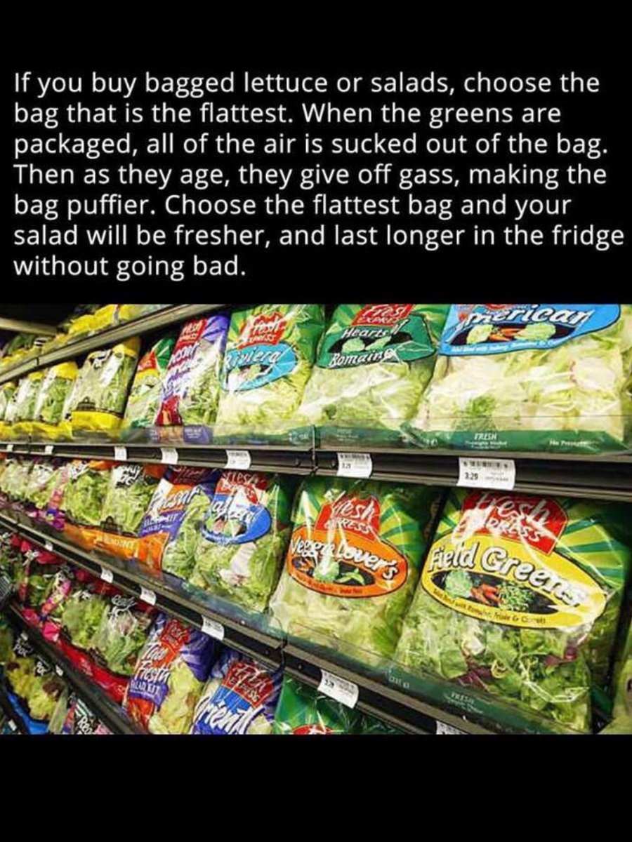 AllWeEat's tweet image. #Awesometip for choosing #fresherfoods. #choosetheflattestbag