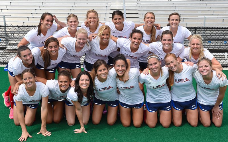 USWNT Joins Team <a href="/HersheyCompany/">The Hershey Company</a> Ahead of Rio 2016 Olympic Games #UN1TED go.teamusa.org/29jKvwJ