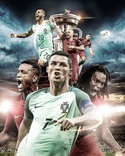 N0oey's tweet photo. Remember these beautiful faces when we kick some ass in the final!! #POR #POR 
#Portugal #UEFAEURO2016 #UEFA2016 https://t.co/hgZmDZ1Qss