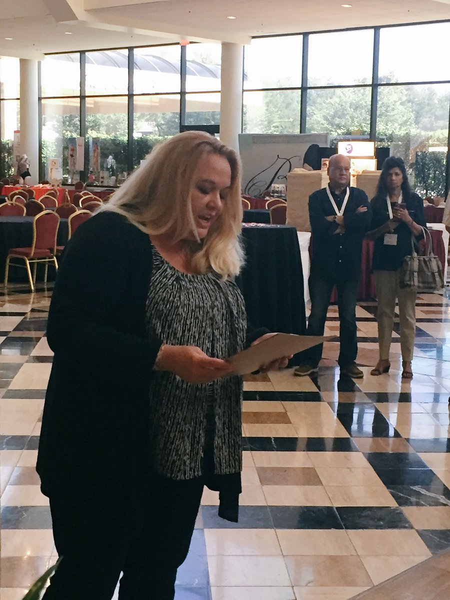 DanaDonofree's tweet image. Rhonda from the #AABCP read letter from Governor Abbott  declaring today national post mastectomy professionals day!