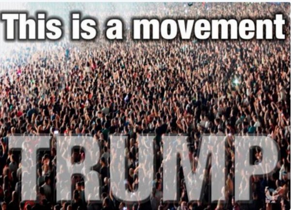 This is not politics as usual➡️It's a MOVEMENT! #Ohio
Join us &amp; support <a href="/realDonaldTrump/">Donald J. Trump</a>
#Trump2016
#MAGA #ImWithYou