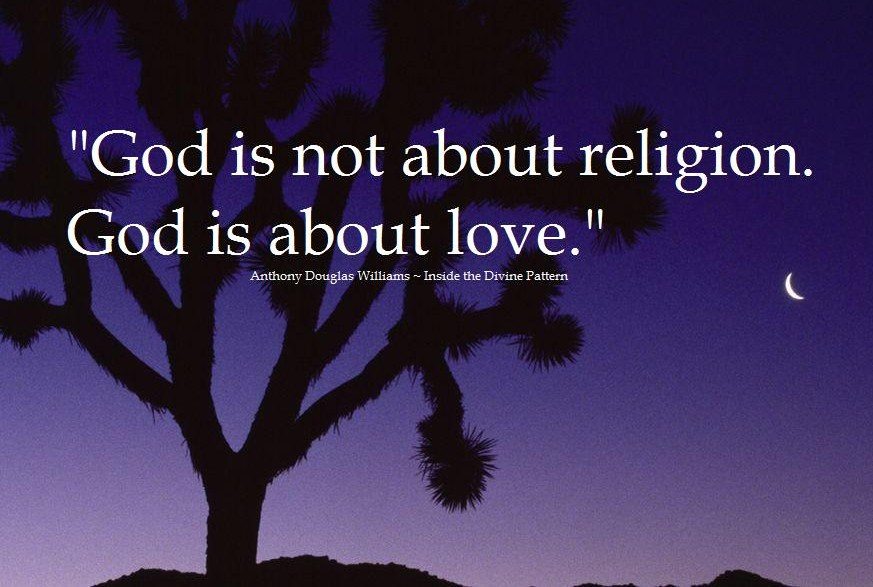 ADevotedYogi's tweet image. "God is not about religion. God is about #love." 

~ A.D. Williams

#quotes
#quote
