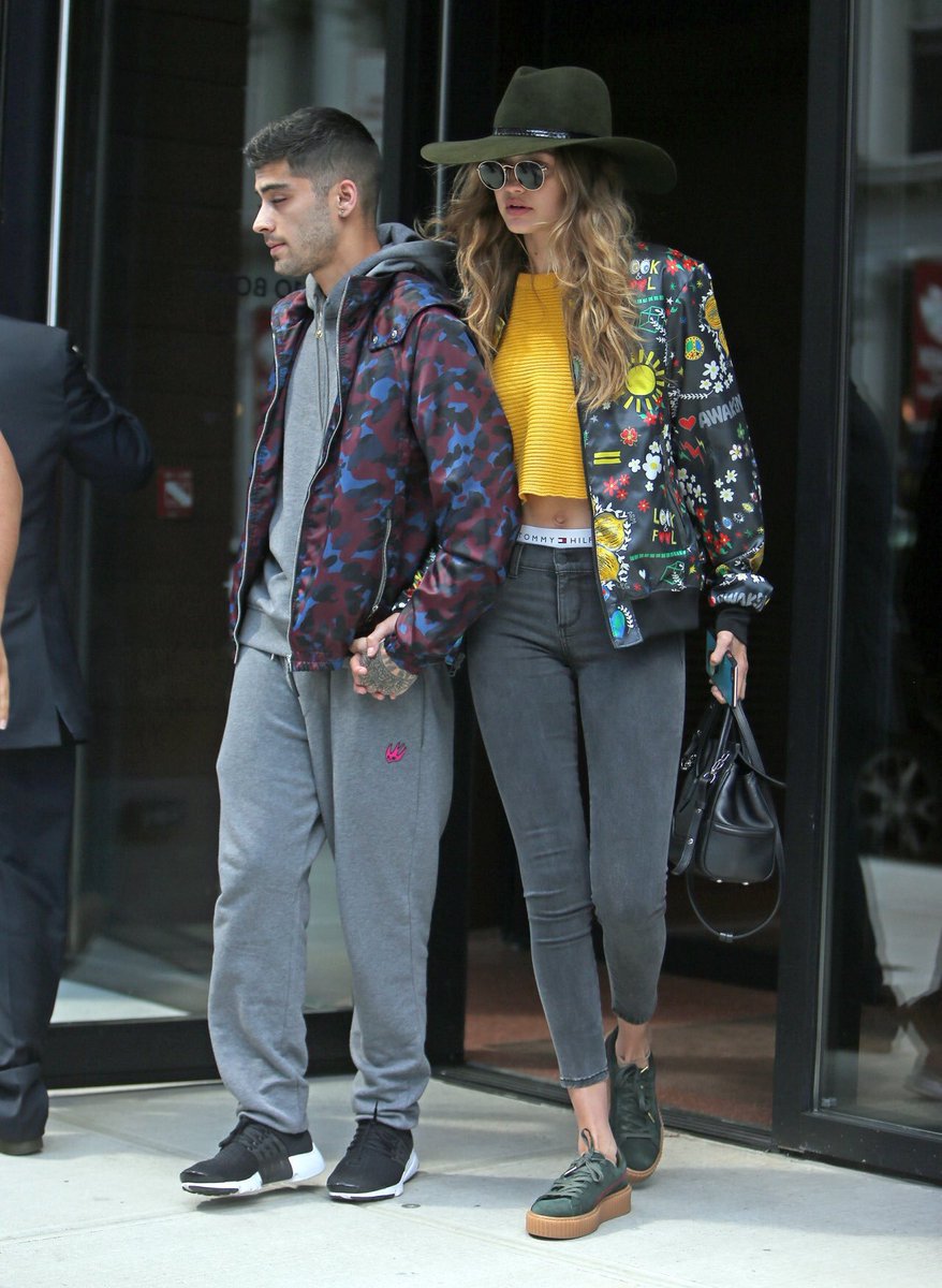 alaanpiris2's tweet image. Zayn and Gigi out in NYC today (06.07.2016) (1-4)