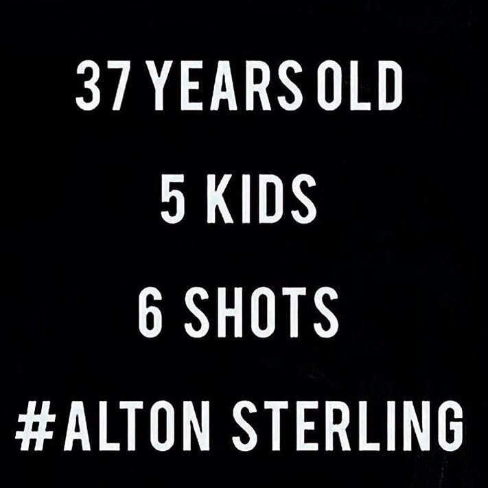 tmorello's tweet image. #FuckPoliceBrutality #AltonSterling