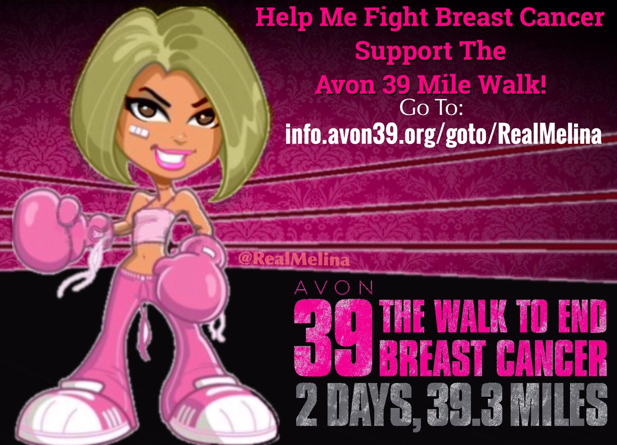 👊💥 #HelpFightBreastCancer

⇣To Donate Go To⇣
info.avon39.org/goto/RealMelina