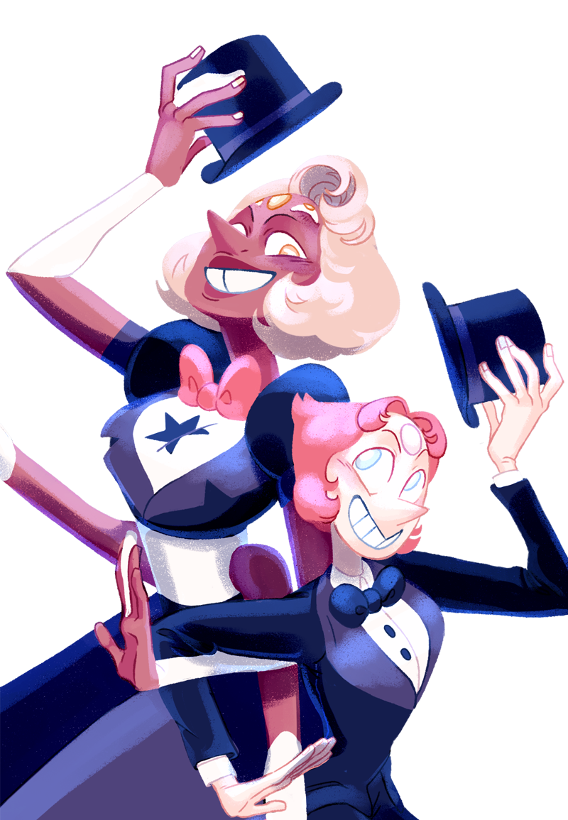 “I just LOVE these two Classy Tuxedo Moms! 🎩 #sufanart #stevenuniverse #supearl #susardonyx #SummerofSteven”