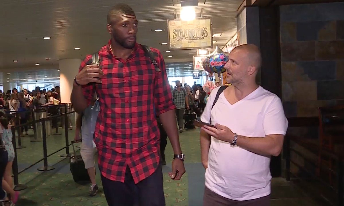 Ezeli booked a one-way ticket to PDX, arrived wearing a black &amp; red checkered shirt... Take that for what it's worth