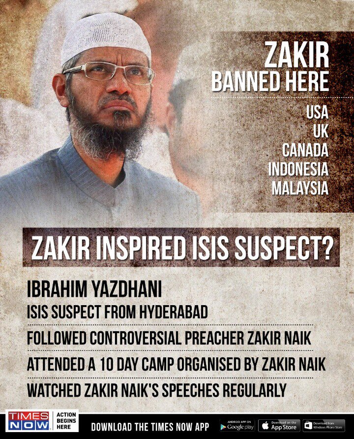 And theNobleSoulZakirNaik was allowed 2remain active in India for last few years becze UPA wanted radicalEducation.