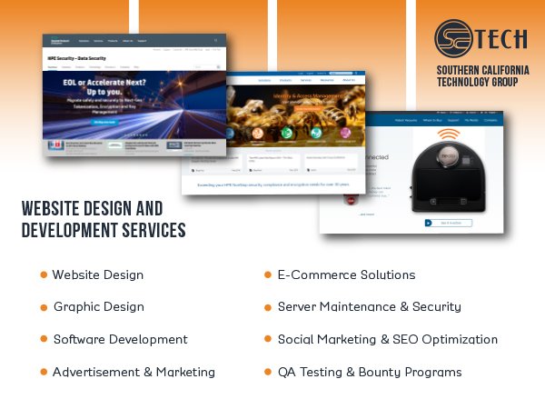 SCtechgroup's tweet image. Interested in getting a fresh new look for your website? Call Today! 323.703.5100 #webdesign #advertising #marketing