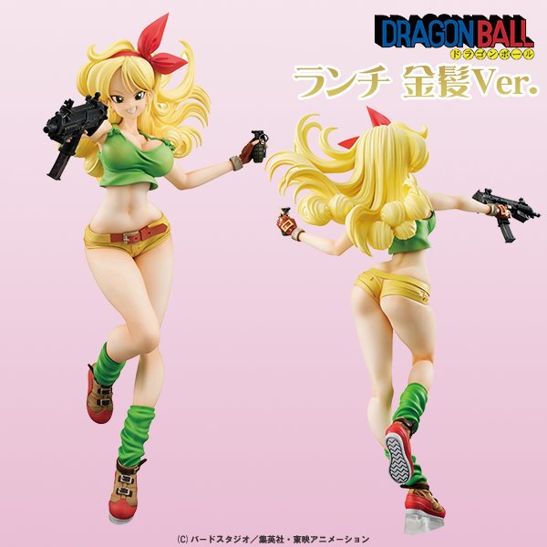 未使用、メガハウス、ドラゴンボールギャルズ ランチ 金髪Ver