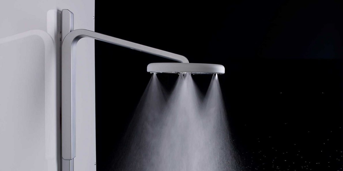 UnitedCandR's tweet photo. This showerhead costs $400, but it uses 70% less water(!) than traditional showerheads.  https://t.co/DOJodv7N68 https://t.co/XV18vqtlig