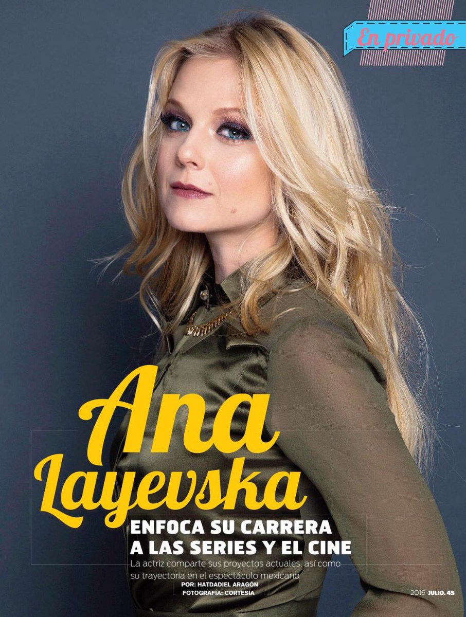 LayevskaFans's tweet photo. [Scans] @annalayevska en la revista @RevistaUyM https://t.co/WUcBHtCWb4