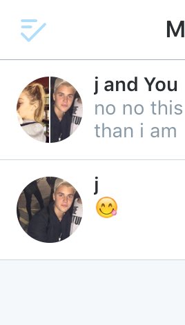 literally the only person I'm ever talking to