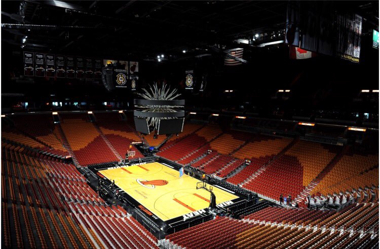 chadzumock's tweet photo. Here's a sneak peak at the Miami Heat's first home game next season! 

#Heat #DwayneWade https://t.co/Qhytsvnfz9