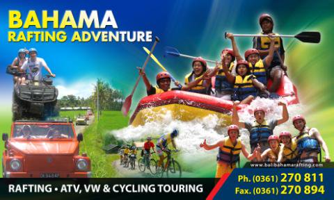 Pesona Liburan di Bali bersama Bahama Rafting Uji adrenalin.....