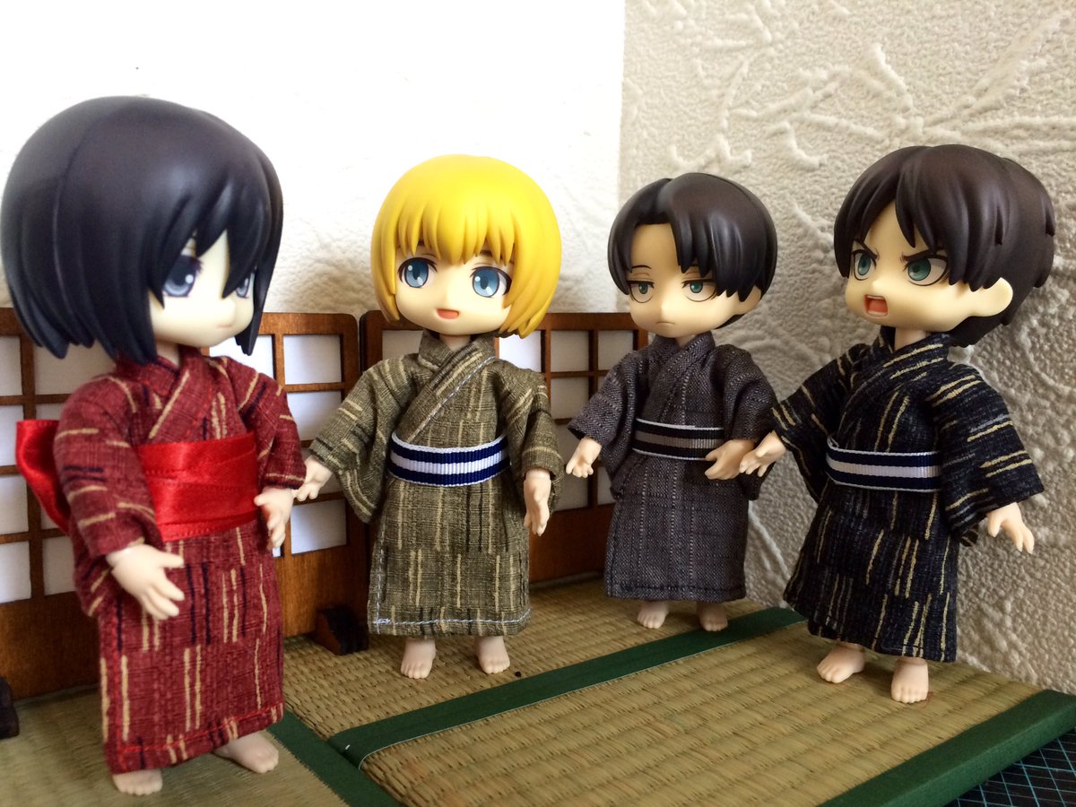 ミカサに帯作りました
大好評の様です

#オビツろいど