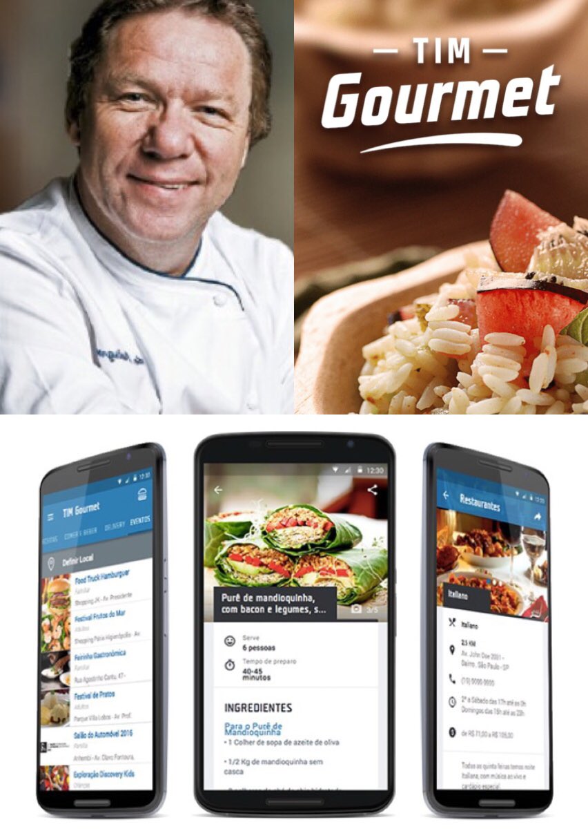 kontenteBR's tweet photo. Aproveita o embalo do programa e se liga no app #TimGourmet com Claude Troisgros, o mestre dos mestres da cozinha! https://t.co/si0ph7bOf8