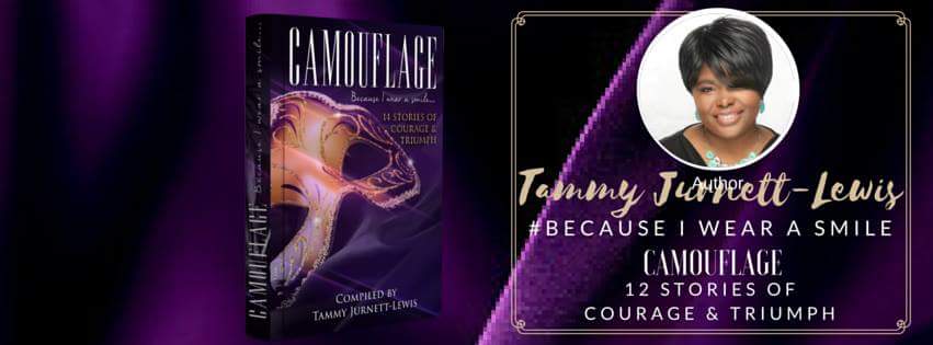 IamTammyLewis's tweet photo. Coming July 23rd! #Camouflage #BookLaunch #CamouflagedWithASmile #BecauseIWearASmile #author #book #Bookstoreready https://t.co/8BFIg6BQO7