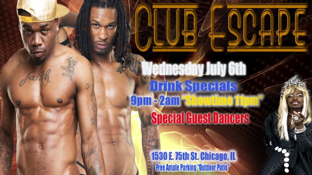 RocksBoysXXX's tweet photo. Last Night out with #Kyng Leonidas and #Zahfar tonight at #ClubEscapeChicago. Show starts at 11pm https://t.co/4mhkT5cPwe