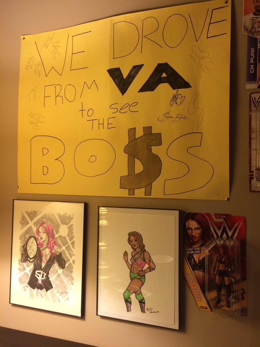 treswritesstuff's tweet photo. I have a home office now, and it wasn't gonna be complete without a #SashaSection @sashabankswwe https://t.co/2jnvbhUpPo